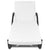 Sun Lounger with Cushion & Table Poly Rattan Black
