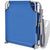 Sun Lounger with Canopy Steel Blue