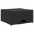4 Piece Garden Lounge Set with Cushions Poly Rattan Black