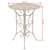 3 Piece Bistro Set Steel White