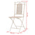 3 Piece Bistro Set Steel White