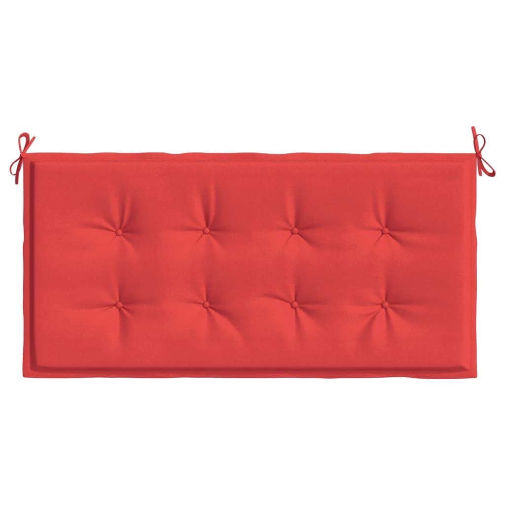 Garden Bench Cushion Red 120x50x3 cm Oxford Fabric