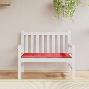 Garden Bench Cushion Red 120x50x3 cm Oxford Fabric