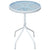 Bistro Table Grey 50x71 cm Steel
