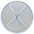 Bistro Table Grey 50x71 cm Steel