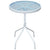 3 Piece Bistro Set Steel Black