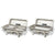 2 Piece Chafing Dish Set Stainless Steel