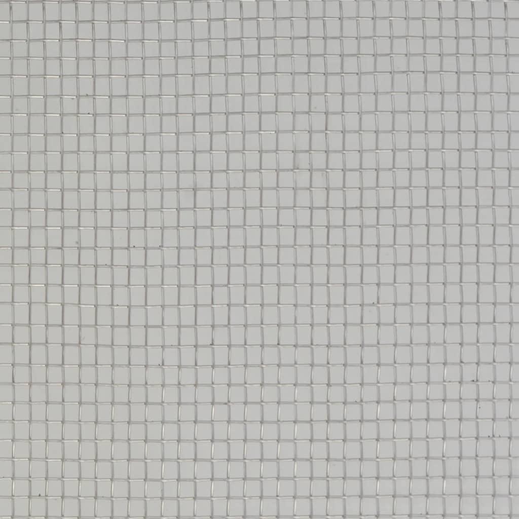 Mesh Screen Stainless Steel 150x500 cm Silver