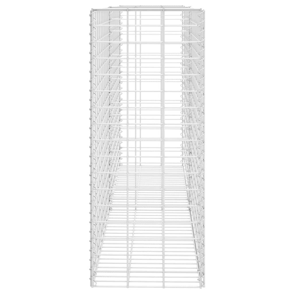 Gabion Basket Galvanised Steel 85x30x200 cm