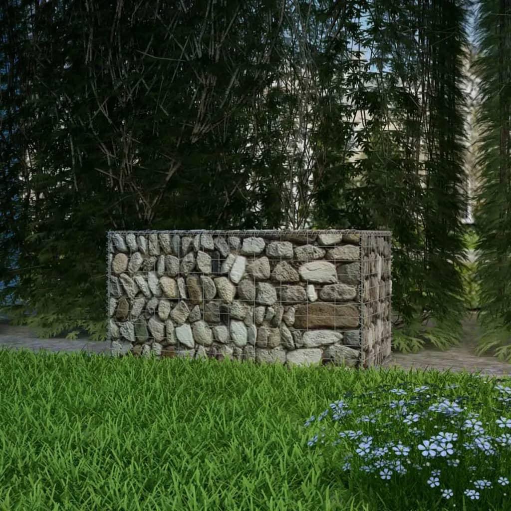 Gabion Basket Galvanised Steel 100x50x50 cm