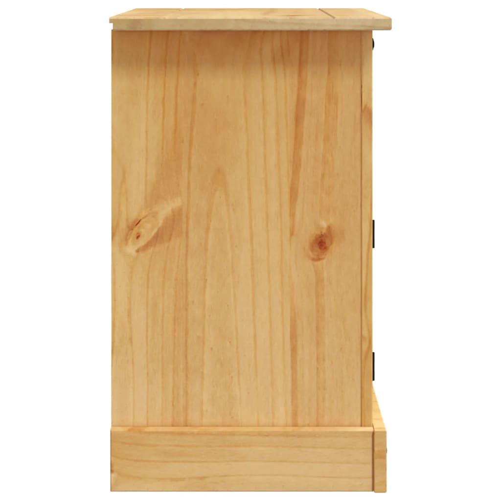 Bedside Cabinet Mexican Pine Corona Range 53x39x66 cm