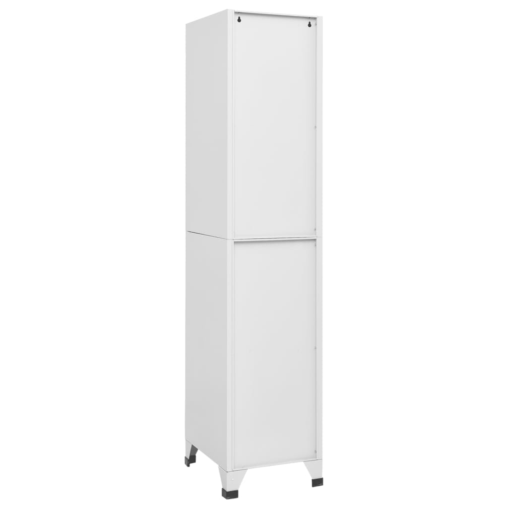 Locker Cabinet with 4 Compartments 38x45x180 cm