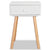 Bedside Tables 2 pcs Solid Pinewood 40x30x61 cm White