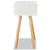 Bedside Tables 2 pcs Solid Pinewood 40x30x61 cm White