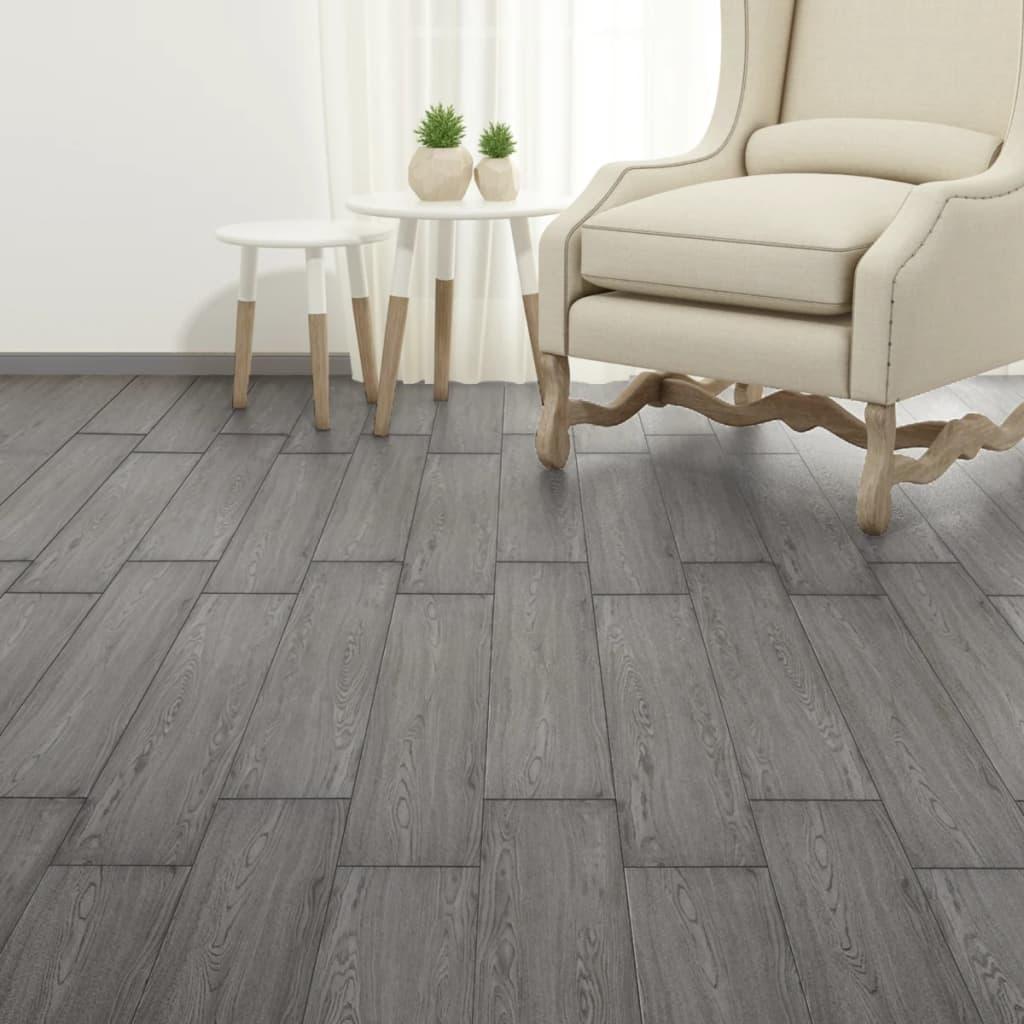 Self-adhesive PVC Flooring Planks 5.02 m² 2 mm Dark Grey
