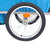 Bike Trailer Grey and Blue 30 kg
