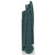 Sun Lounger with Footrest Plastic Green