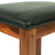 Dressing Table with Stool and Mirror Solid Acacia Wood