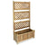 Garden Raised Bed with Trellis Bamboo 70 cm