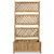 Garden Raised Bed with Trellis Bamboo 70 cm