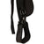 Western Saddle, Headstall&Breast Collar Real Leather 17" Black