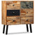Side Cabinet with 6 Drawers 70x30x76 cm Solid Reclaimed Teak