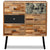 Side Cabinet with 6 Drawers 70x30x76 cm Solid Reclaimed Teak