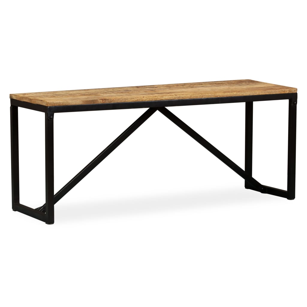 Bench Solid Mango Wood 110x35x45 cm