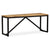 Bench Solid Mango Wood 110x35x45 cm