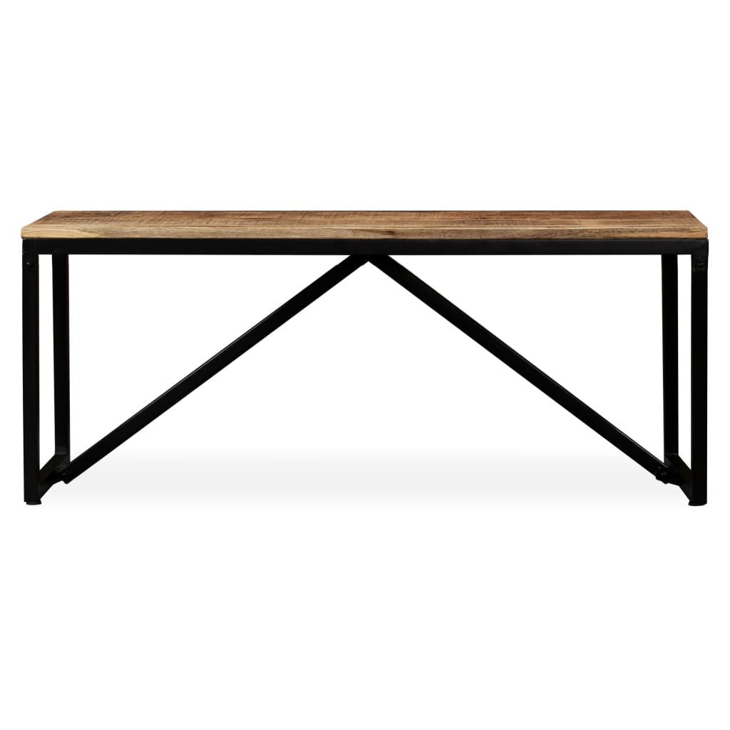 Bench Solid Mango Wood 110x35x45 cm