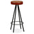 Bar Stools 4 pcs Real Leather