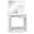 Dressing Table Engineered Wood 75x40x141 cm White