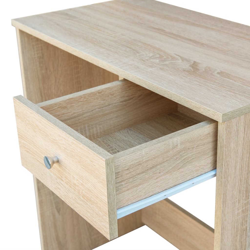 Dressing Table Engineered Wood 75x40x141 cm Oak