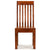 Dining Chairs 2 pcs Solid Wood with Honey Finish Modern