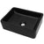 Basin Ceramic Rectangular Black 41x30x12 cm