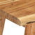 Bedside Table Solid Acacia Wood 45x32x55 cm