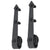 Sliding Door Hardware Kit 183 cm Steel Black