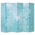 Folding Room Divider 228x180 cm Butterfly Blue