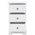 Bedside Cabinet MDF and Pinewood 35x32x59 cm
