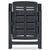 7 Piece Outdoor Dining Set Plastic Anthracite