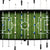 Football Table Steel 60 kg 140x74.5x87.5 cm Black