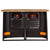 Truck Sideboard Solid Mango Wood Dark Grey