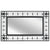 Wall Mirror Rectangular 50x80 cm Black