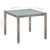 5 Piece Outdoor Dining Set with Cushions Poly Rattan Grey