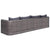 4 Piece Garden Sofa Set with Cushions Grey Poly Rattan
