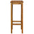 Bar Chairs 2 pcs Solid Acacia Wood