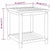 Side Table Solid Acacia Wood 45x45x45 cm