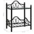 Bedside Tables 2 pcs Steel and Tempered Glass 45x30.5x60 cm Black