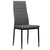 Dining Chairs 2 pcs Light Grey Fabric