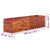 Garden Raised Bed Acacia Wood 200x50x50 cm
